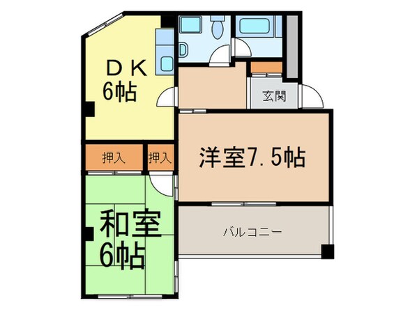 田代ハイムの物件間取画像